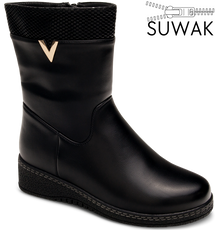 Skotnicki DB-3-1324BL women's boots, black, sizes 36-41