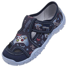 Tenisówki dziecięce Viggami ADAŚ GAME BLUE granatowe rozm.26-33