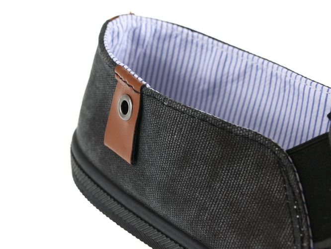 Men's sneakers LaNo MT-4-0919-BBLBL black, sizes 41–43