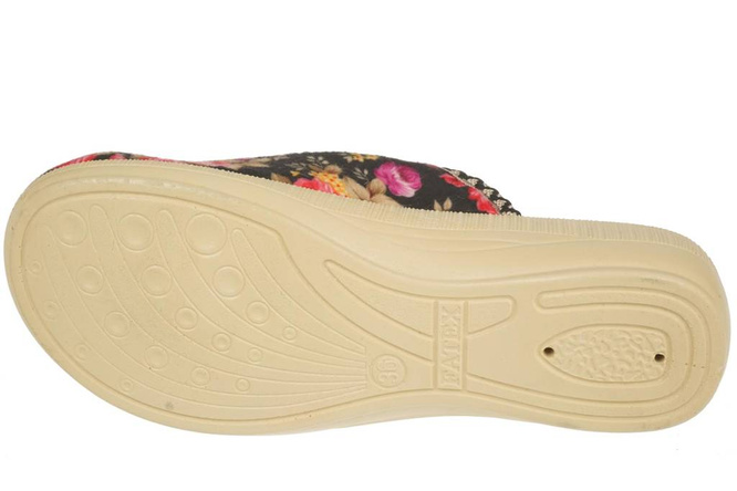 Women's textile slippers Fatex DF2154 multicolor, size 36-41