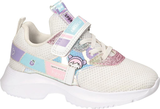 American Club BBS-20 children's sports shoes white and black size 27-31