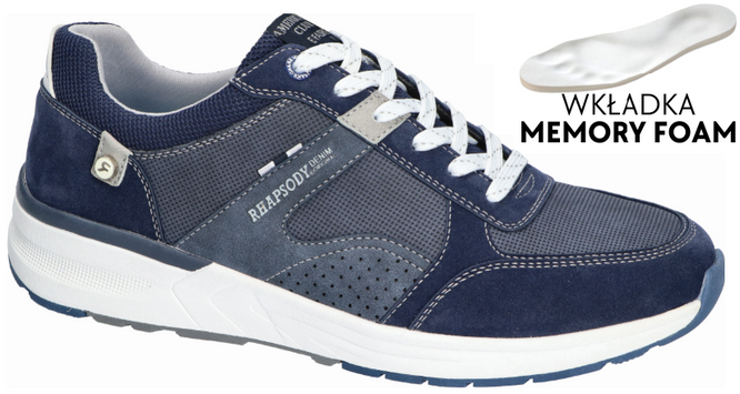 Buty sportowe męskie American Club MRH-04 granatowe rozm.41-46