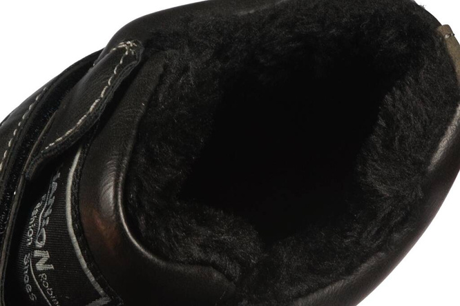 Buty zimowe męskie Hanson M9359-5BL czarne rozm.41-46