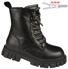 Children's transition shoes Apawwa BND743BL black size 26-31