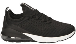 Youth American Club DRH-107 black sports shoes, size 37-41