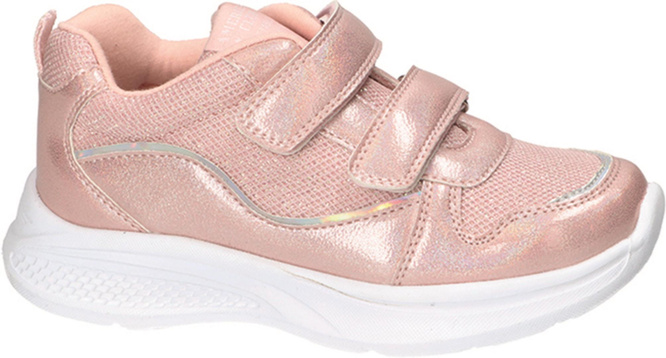 Buty sportowe dziecięce American Club BXD-116 beżowe i różowe rozm.27-31