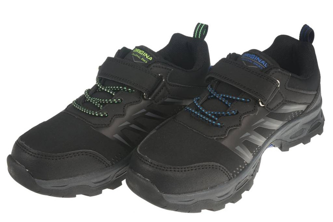 Buty sportowe dziecięce Badoxx C5XC-8263 czarno-niebieskie i czarno-zielone rozm.32-37