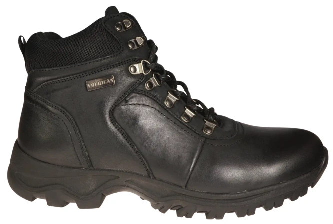 Men's winter shoes American Club MCY-72 black size 41-45