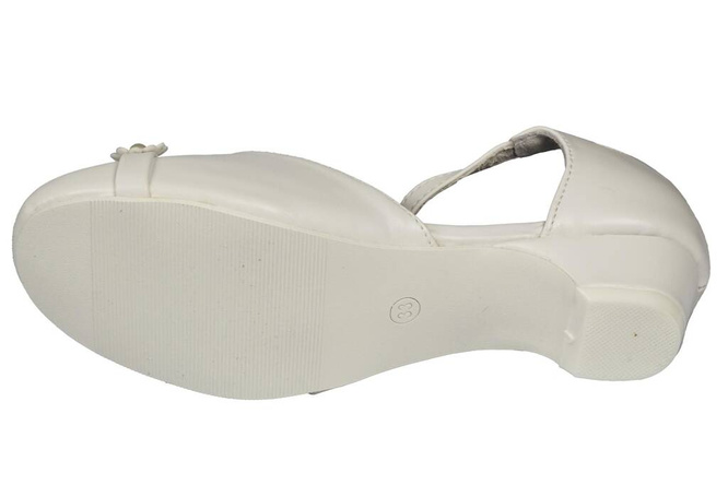 American Club CKOM-61 girls' shoes, white, sizes 33-38