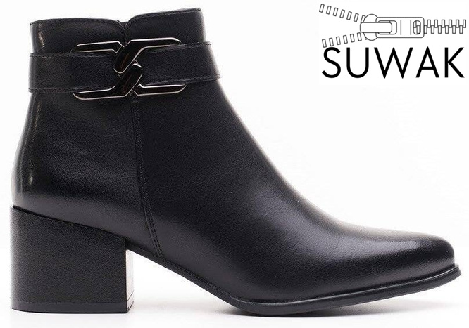 Sergio Leone DBT632CZSK women's winter shoes, black, sizes 36-40