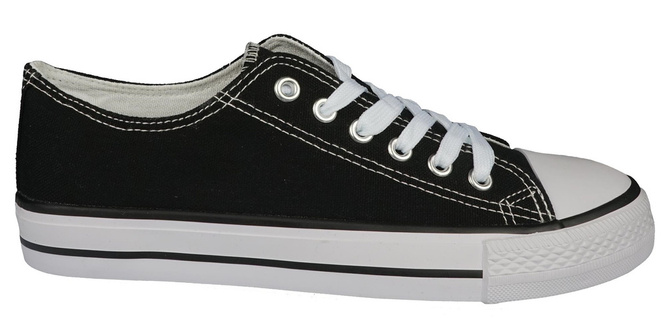 Youth sneakers Gofar DJN-101BL black size 36-41