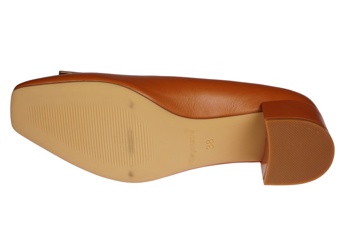 Półbuty damskie Sergio Leone DPB142-CAPU camelowe rozm.36-40