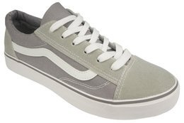 Tenisówki damskie/młodzieżowe FEISAL DMB122GY szare rozm.36-41