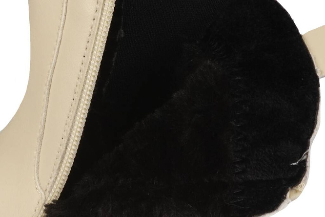 Obuwie zimowe dziecięce Apawwa CND727BE beżowe rozm.32-37