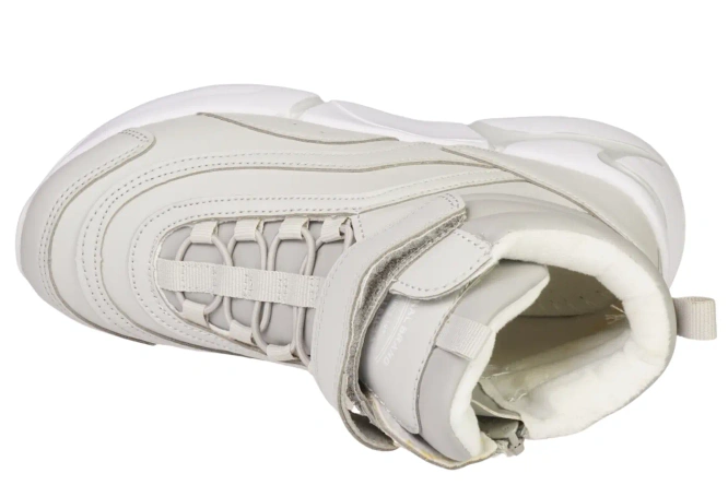 Children's winter shoes American Club CES-48, gray and pink, size 32-36