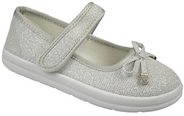 Apawwa BZ514SI children's sneakers silver size 25-30