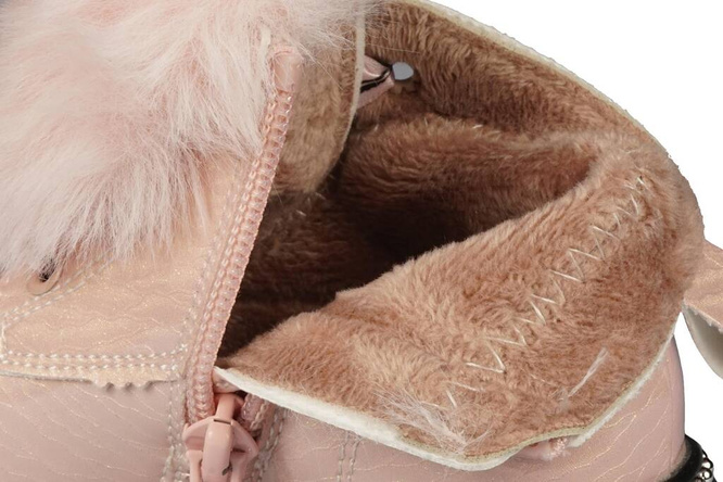 Children's transition shoes Apawwa CNQ738PI pink, size 31-36