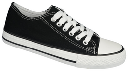 Tenisówki młodzieżowe Le Scarpe DA7370-1 czarne rozm.36-41