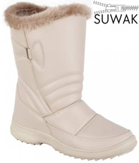 Wintery damskie Skarpol 006 KOZAK BE beżowe rozm.38-42