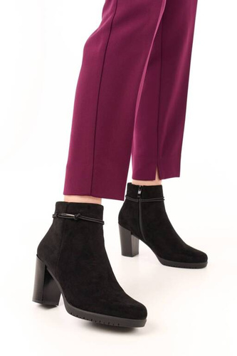 Sergio Leone DBT306CZMI women's winter shoes, black, sizes 36-40