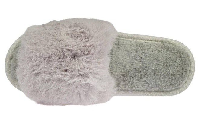 Women's textile slippers Lano DK-3-G10GY gray, size 36-41