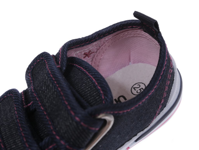 Children's sneakers Underline B10C1825 navy blue and blue size 25-30