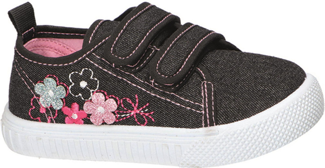 Tenisówki dziecięce American Club BTEN-127 czarne i granatowe rozm.26-30