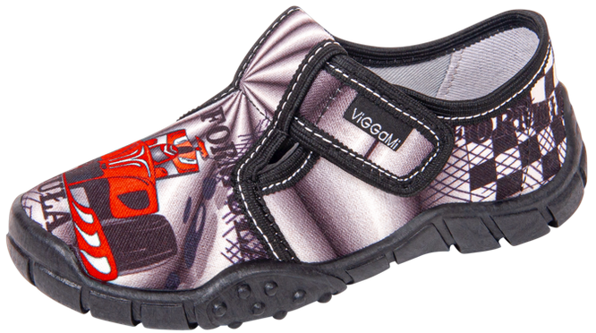 Children's sneakers Viggami BRUNO DRUK grey size 26-36