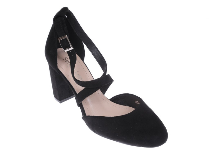 Pumps for women Sergio Leone DSK863CZMI black size 36-40