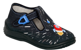 ZetPol PIOTRUŚ BLACK children's sneakers black size 18-27