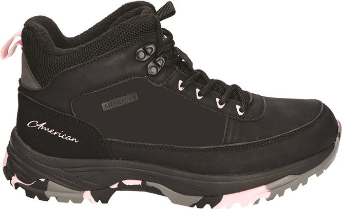 American Club Youth Winter Boots DAA-52 – Black (Sizes 37–41)