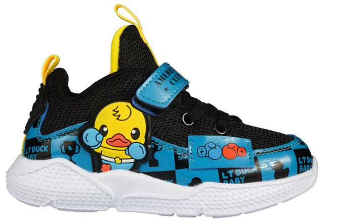 Buty sportowe dziecięce American Club BBD-23 czarne i czerwone rozm.25-30