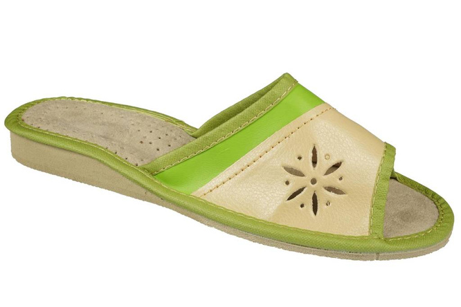 Women's highlander shoes TYM DTYM2310 beige-green size 36-41