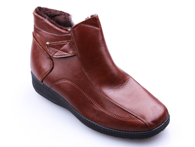 Betop DR9007FBR brown women's winter shoes size 37-42
