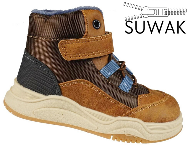 Children's transition shoes Apawwa AGD476BR brown size 21-28