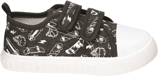 American Club BTEN-163 children's sneakers black and navy blue size 26-30