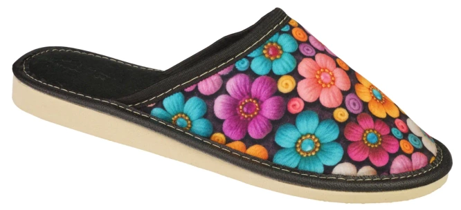 TUP DTUP2502 Women’s Lined Slippers – Multicolor, Sizes 36–41