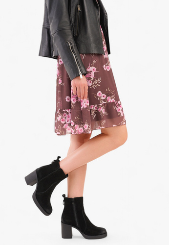 Botki zimowe damskie Sergio Leone DBT673-SCZ czarne rozm.36-40