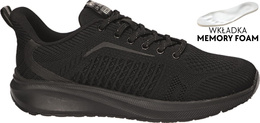 Buty sportowe męskie American Club MWT-195 czarne rozm.41-46