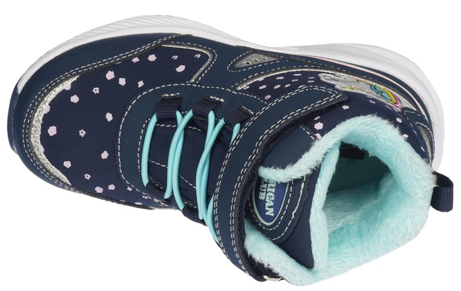 Buty zimowe dziecięce American Club BRL-92 szare i granatowe rozm.28-32