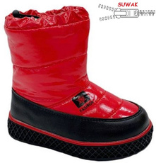 Clibee AA102RE red children's snow boots, size 22-27