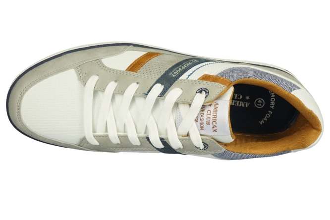 American Club MRH-159 men's sports shoes white and navy blue size 40-43