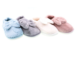 Wei Wei DE19 women's textile slippers, white, gray, blue and light pink, size 37-42