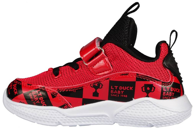 Buty sportowe dziecięce American Club BBD-23 czarne i czerwone rozm.25-30