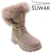 Buty zimowe dziecięce Shades C6628-3DKH brązowe rozm.31-36