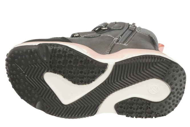 LinShi BA2251-22 children's winter shoes, gray, navy blue and pink sizes 27-32