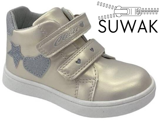 Children's transition shoes Clibee AP-556GO gold size 20-25