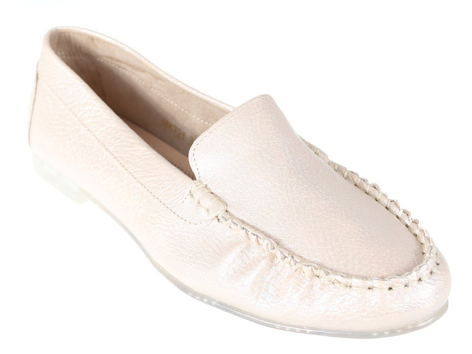 Women's ballerinas Sergio Leone DMK721ZLPE gold pearl size 36-41
