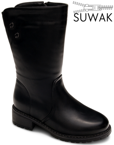 Buty zimowe damskie Skotnicki DB-3-1331BL czarne rozm.36-41