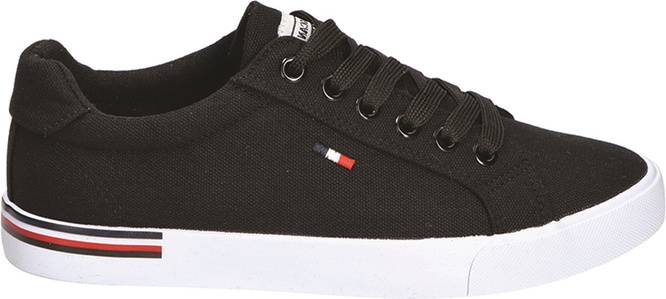 Tenisówki młodzieżowe American Club DLH-116 czarne i granatowe rozm.37-41